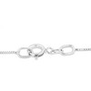 Haus of Brilliance 10k Gold and Silver 1/10 Cttw Diamond Heart and Ribbon Pendant Necklace - 3 of 4