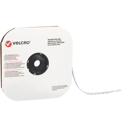 VELCRO Brand Velcro Tape Individual Dots Hook 5/8" White 1200/Case VEL172