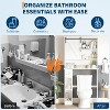 Over The Toilet Storage, Bathroom Organizer Shelf with Tissue Holder, Freestanding Storage Shelf - 3 of 4