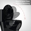 Toilet Seat, Soft Close Lid, Slow Close Noiseless Design, American Standard Compatible - 2 of 4