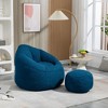 NicBex Bean Bag Chair,Beanbag Chair with Footrest,Adult Lounge Sofa with Padded Foam Padding,Comfy Chair for Living Room Bedroom - 2 of 4