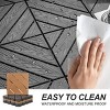 DOMETOUR 35Pcs Plastic Composite Deck Tiles, 12x12in, Dark Grey, Weather-Resistant, Easy DIY, for Patios, Balconies, Rooftops, Decks, Indoor/Outdoor - 2 of 4