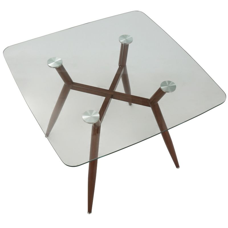 Clara Mid Century Modern Square Dining Table - LumiSource, 5 of 10