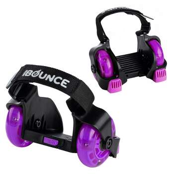 New Bounce Heel Wheel Skates with Flashing Heel Lights - Jett Wheelies for Shoes - One size