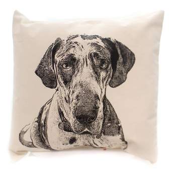 Home Decor Great Dane Pillow Gentle Giant Dog Puppy  -  Decorative Pillow