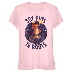 Juniors Womens Puss in Boots: The Last Wish Soy Puss in Boots T-Shirt - 1 of 4