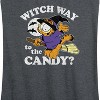 Women's - Garfield - Witch Way To The Candy Graphic Racerback Tank - 2 of 4