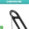 Universal Heavy-Duty Steel Hammock Stand, 110 * 35 * 45in for 2 People Portable Designfor 9.5 to 14 ft Hammocks - 2 of 4