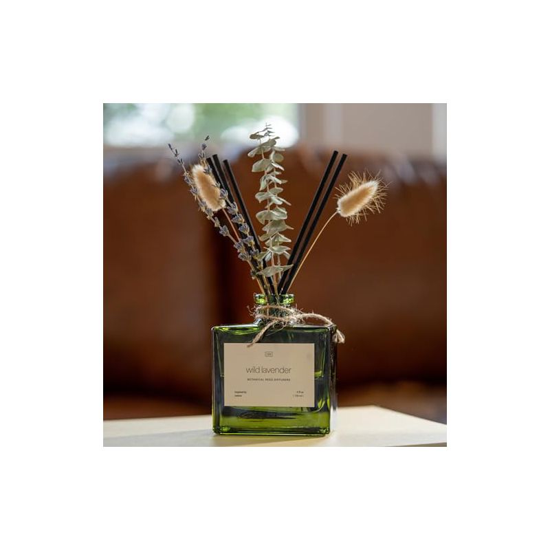 Craft & Kin Reed Diffuser Set With Flower For Home, 6 of 10