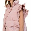 Women's Ruffle Sleeve Crop Down Vest - BUCKETLIST - 4 of 4