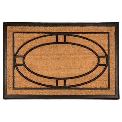 Large Natural Coir Doormat with Rubber Backing - Two Sizes