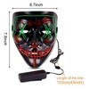 Garvee [2PACK] Led Mask skeleton Gloves Set-Scary Mask Purge Mask with Glow Gloves - 4 of 4