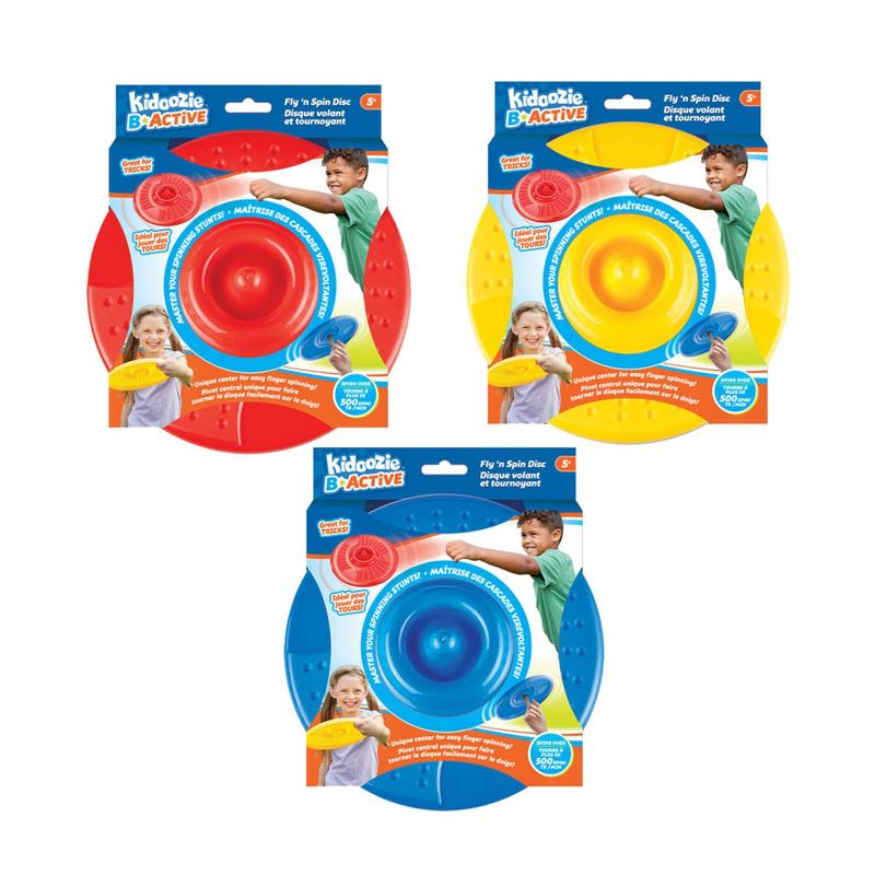 Kidoozie Fly 'N Spin Disc, Great Outdoor Play, Easy to Spin, Active Sports Games, For Children 5 and Up, 5 of 6