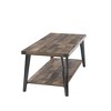 Probe Hues Modern Storage Coffee Table with Metal Frame & Versatile Shelf - 4 of 4