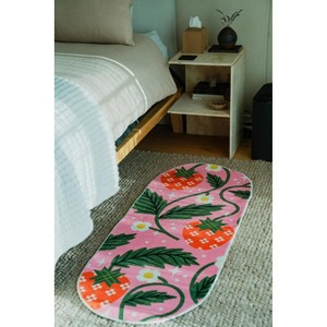 Lany Space Megan Roy Sicilian Strawberry Pink Runner Rug, 2'x5' - 1 of 3