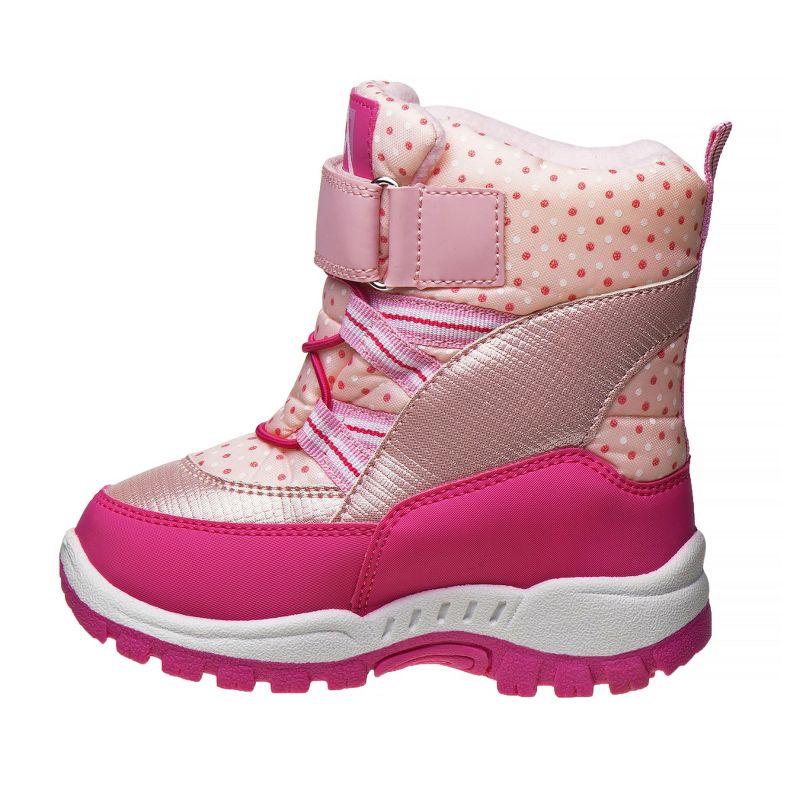Avalanche Dots Girls' Hook and Loop Snowboots. (Toddler/Little Kids), 2 of 8