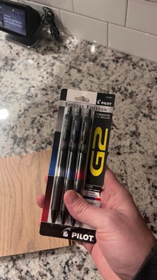 Pilot 3ct G2 Gel Pens Ultra Fine Point 0.38mm Black Ink : Target