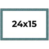 PosterPalooza | Simple Blue Picture Frame - UV Acrylic, Backing Board, Hanging Hardware Included - 2 of 4