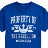 Men's - Star Wars - Property Of Rebellion Short Sleeve Graphic T-Shirt - 2 of 4
