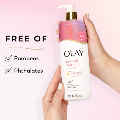 Olay Nourishing + Hyaluronic Acid 17oz Lotion Pump: Hydrating, Whole Body, Normal to Dry Skin