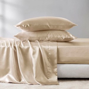 Lycvki 6-Pieces Satin Luxury Sheet Set Full - 1 of 4