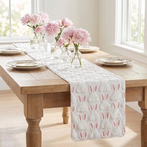 REGALWOVEN Rabbit Table Runner for Kitchen Decor Birthday Decorations ...