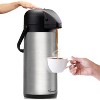 Vondior Airpot Coffee Dispenser with Pump - Insulated Stainless Steel Thermal Beverage Dispenser - 2 of 4