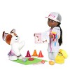 Glitter Girls Pet for 14" Dolls Maggie & Pup Training School Playset - 3 of 4
