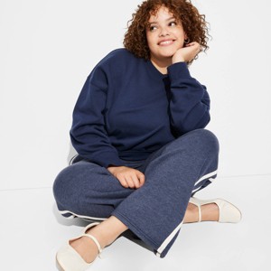Women's Cropped Sweatshirt - Wild Fable™ - 1 of 3