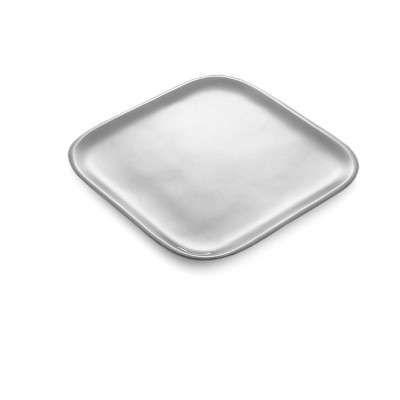 Nambe 9 Inch Square Serving Platter, Tarnish Resist Alloy Metal