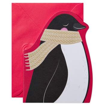 10ct Blank Penguin Christmas Cards