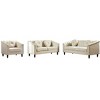 AndMakers 3-Piece Microfiber Living Room Set - 3 of 4