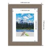 Amanti Art Eva Brown Narrow Picture Frame - 4 of 4