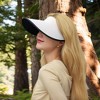 Anna-Kaci Women's Wide Brim Sun Visor Hat with Contrast Trim and Adjustable Back Strap - 2 of 4