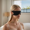 Unique Bargains Soft Ear-hook Eyes Sleep Mask 1 Pc - image 2 of 4