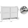 Acekool Flip Drawer Shoe Cabinet with Adjustable Shelves, Hidden Shoe Organizer for Entryway - 2 of 4