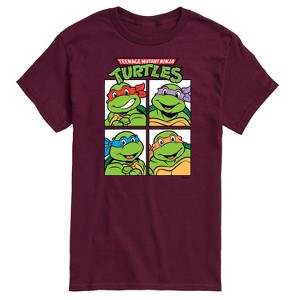 Men's - Teenage Mutant Ninja Turtles - Character Blocks Short Sleeve Graphic T-Shirt - 1 of 4