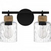 Quoizel Lighting Baltic 2 - Light Vanity in  Matte Black - 3 of 4