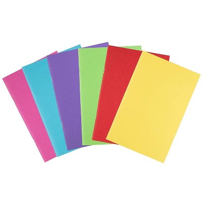 24-Pack Colorful Notebook Bulk, Blank Travel Journal for Kids, Diaries, Class Projects, 5.5" x 8.5"