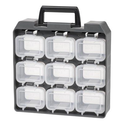 IRIS 9 Compartment Utility Case White