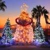 Itopfox Clear Christmas Lights Set with 100 Warm White Mini Bulbs for Indoor Christmas Tree, Garland, Wedding, Party, Festival Decoration - 2 of 4