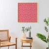 Deny Designs Maritza Lisa Boho Blooms Bamboo Framed Wall Art Pink - 2 of 3