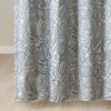 Charlotte Jacquard Shower Curtain Teal - Madison Park: Faux Silk, Buttonhole Top, Machine Washable - 4 of 4
