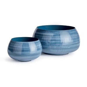 Plum & Post Andrey Decorative Low Bowls Set of 2 - 1 of 3