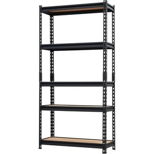 Heavy Duty 5-Tier Storage Shelves – 48" x 18" x 72" Rust-Resistant Garage Shelving Unit with Adjustable Shelves and Easy Assembly - 1 of 4