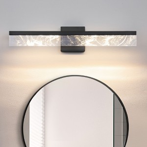 KAISITE 24in Modern LED Vanity Light with Frosted Acrylic Shade - 1 of 4
