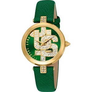 Just Cavalli Women's Maiuscola Green Dial Watch - JC1L241L0035 - 1 of 1