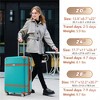 BEAFUP Set of 3  Hardshell Luggage Sets double spinner 8 wheels Suitcase with TSA Lock Lightweight 20''24''28'' - 3 of 4