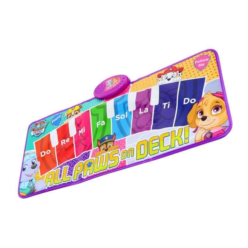 Paw Patrol Interactive Piano Dance Mat with 3 Play Modes, 1 of 8