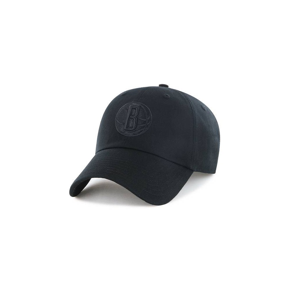 NBA Brooklyn Nets Black Tonal Clean Up Hat